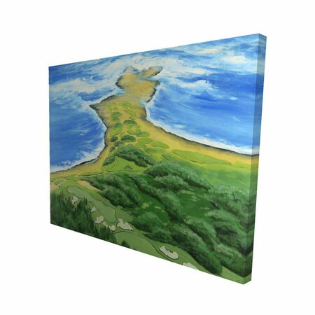 FONDO 16 x 20 in. Golf Course on the Coast-Print on Canvas FO2792176
